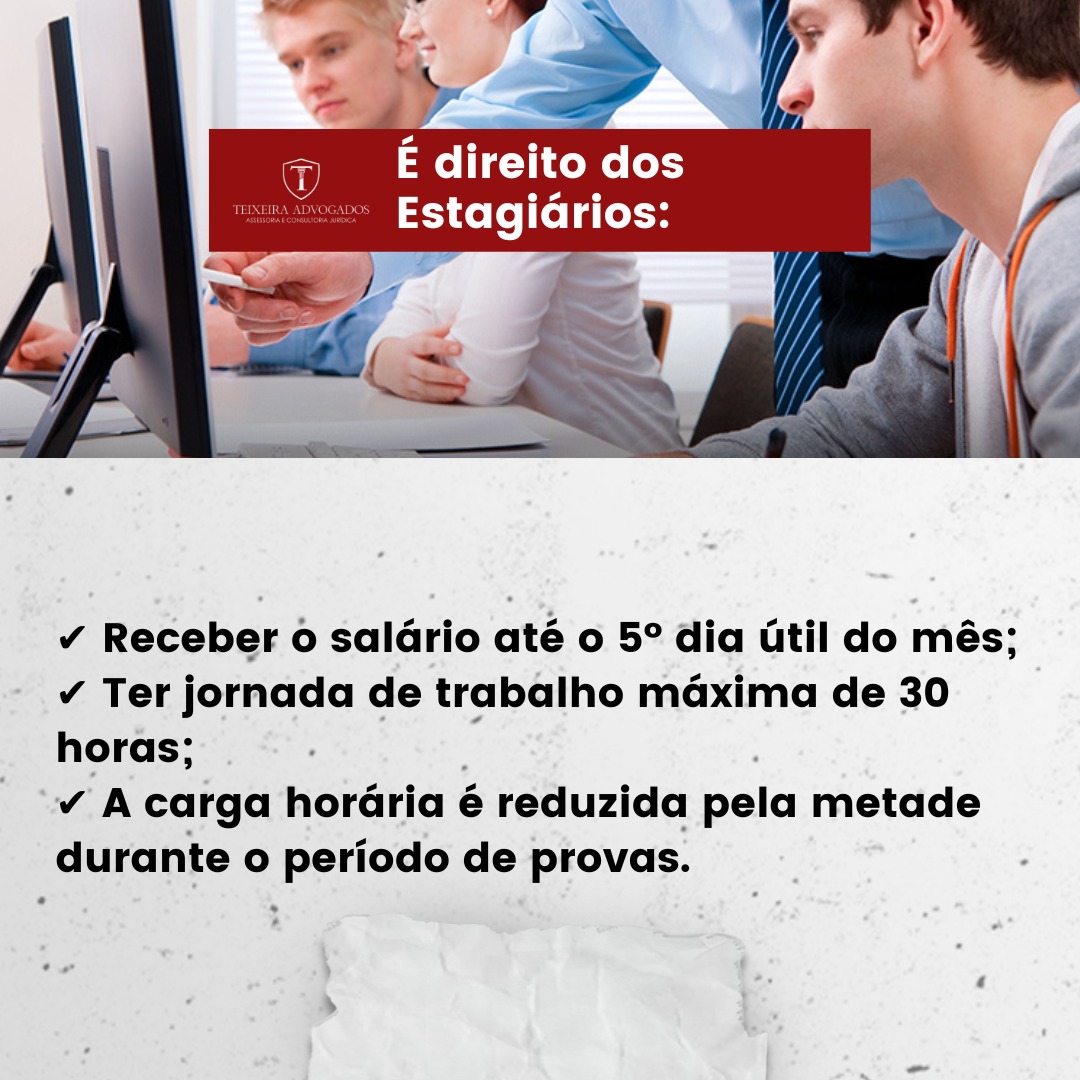 Leia mais sobre o artigo É DIREITO DOS ESTAGIÁRIOS: