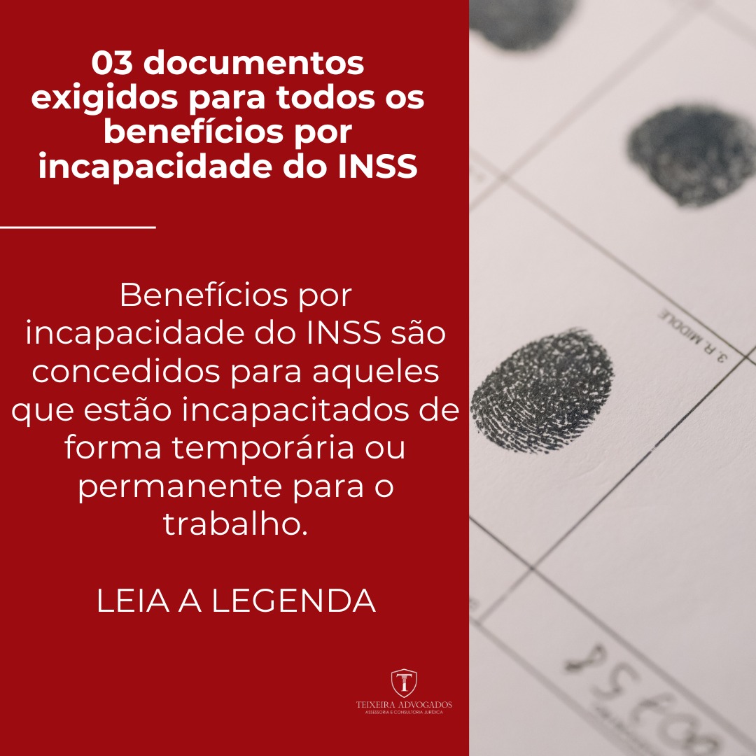 Leia mais sobre o artigo São 03 os benefícios por incapacidade do INSS: