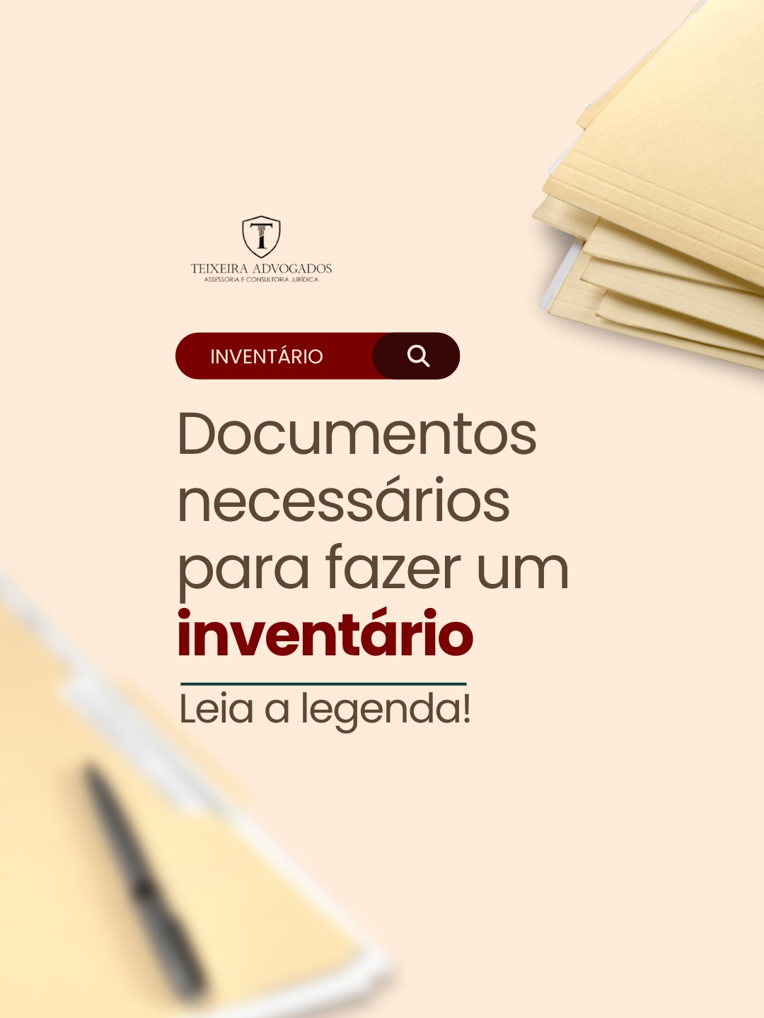 Documentos necessários para fazer um inventário