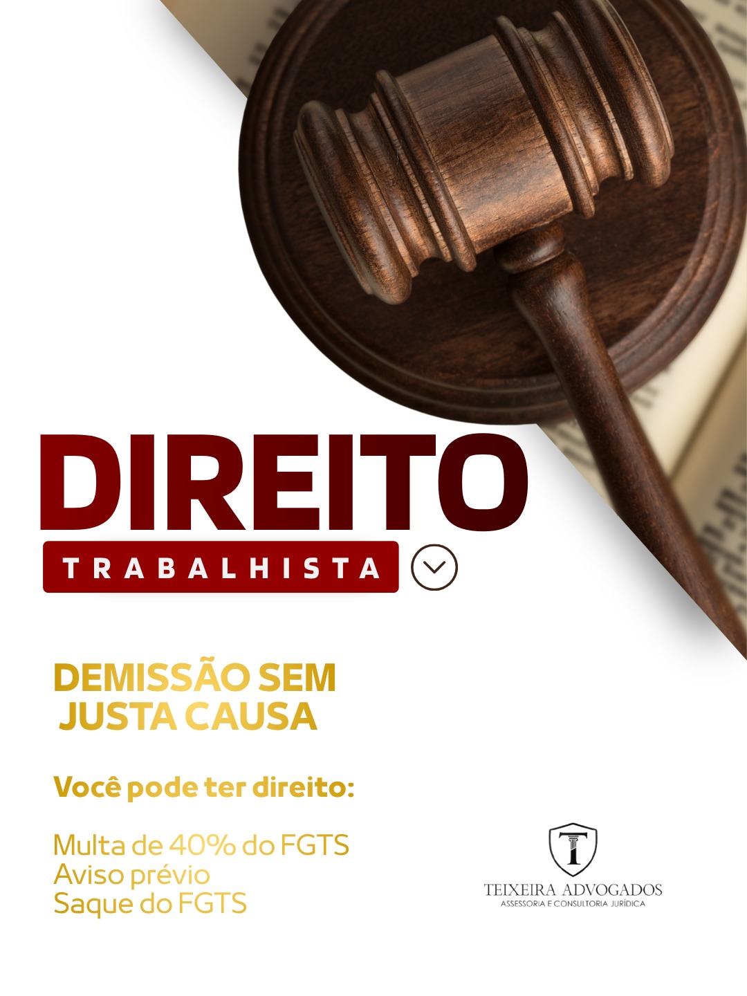 Foi demitido sem justa causa? Você pode ter direitos a receber.